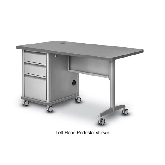Accelerator Teachers Rectangle Single Pedestal Desk 3 Accelerator Teachers Rectangle Single Pedestal Desk