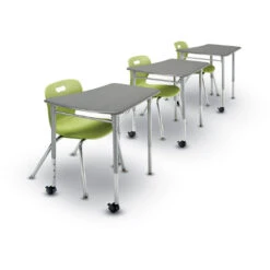 Flow Desk W/ Hard Plastic Top 10 Flow Desk W/ Hard Plastic Top -Office Supplies Shop ACBD F 3