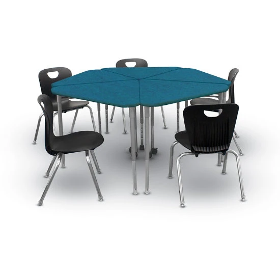 Pente Desk W/ Hard Plastic Top 5 Pente Desk W/ Hard Plastic Top - Image 3