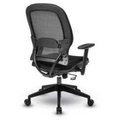 Space® Seating Air Grid® Back And Mesh Seat Manager's Chair With Adjustable Angled Arms, Adjustable Lumbar And Angled Nylon Base -Office Supplies Shop AGB 04 3