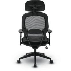 Space® Seating Air Grid® Back And Bonded Leather Seat Manager's Chair With Adjustable Headrest, Adjustable Angled Arms, Adjustable Lumbar And Angled Nylon Base 16 Space® Seating Air Grid® Back And Bonded Leather Seat Manager's Chair With Adjustable Headrest, Adjustable Angled Arms, Adjustable Lumbar And Angled Nylon Base -Office Supplies Shop AGB 07 7