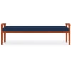 Amherst Wood 3 Seat Bench (Grade 3-Fabric) -Office Supplies Shop AGS 006 D 1