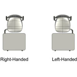 Marquis Hard Plastic 4-Leg Combination Desk W/ Extra Bracing -Office Supplies Shop AMQU GE 3