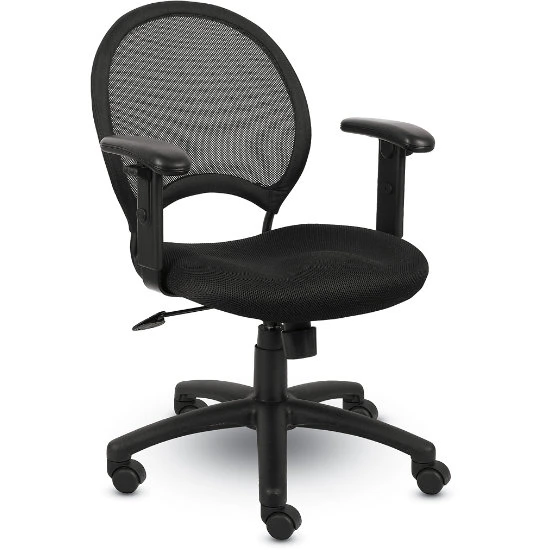 Mesh Task Chair With Adjustable T-Arms 3 Mesh Task Chair With Adjustable T-Arms