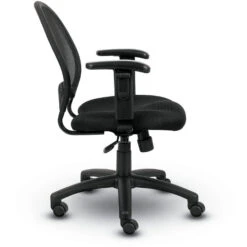 Mesh Task Chair With Adjustable T-Arms 10 Mesh Task Chair With Adjustable T-Arms -Office Supplies Shop BBM 62A 3
