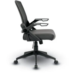 Black Flip Arm Mesh Task Chair -Office Supplies Shop BCHV T 3