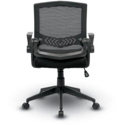 Black Flip Arm Mesh Task Chair -Office Supplies Shop BCHV T 4