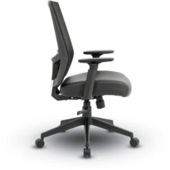 Mesh Chair Task Chair - Antimicrobial Vinyl 8 Mesh Chair Task Chair - Antimicrobial Vinyl -Office Supplies Shop BCMH 604A 3