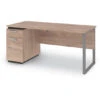 Aquarius 66WDesk With Single Pedestal 1 Aquarius 66WDesk With Single Pedestal -Office Supplies Shop BEAQ 400 1