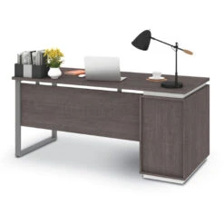 Aquarius 66WDesk With Single Pedestal -Office Supplies Shop BEAQ 400 3