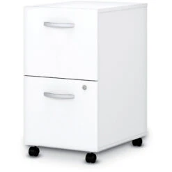 Easy Office⢠16W 2 Drawer Pedestal (Assembled) - White