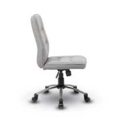 Millennial Modern Home Office Chair - Linen Fabric 12 Millennial Modern Home Office Chair - Linen Fabric -Office Supplies Shop BMMH 330F 5