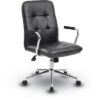 Millennial Modern Home Office Chair W/ Chrome Arms - CaressoftPlus -Office Supplies Shop BMMH 331V 1