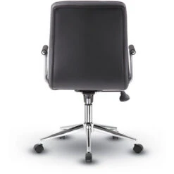 Millennial Modern Home Office Chair W/ Chrome Arms - CaressoftPlus -Office Supplies Shop BMMH 331V 4