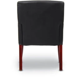 Boss B619 Box Arm Guest Chair With Mahogany Finish 10 Boss B619 Box Arm Guest Chair With Mahogany Finish -Office Supplies Shop BOCC 19 4