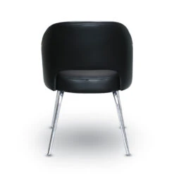 Black Vinyl Guest Chair -Office Supplies Shop BOPB GV 4
