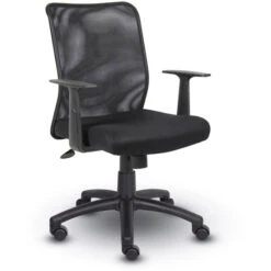 Boss B6106 Budget Mesh Task Chair With T-Arms