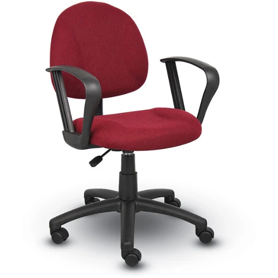 Boss B317 Deluxe Posture Chair With Loop Arms 6 Boss B317 Deluxe Posture Chair With Loop Arms - Image 4