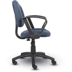 Boss B317 Deluxe Posture Chair With Loop Arms 14 Boss B317 Deluxe Posture Chair With Loop Arms -Office Supplies Shop BOSD TC L 6