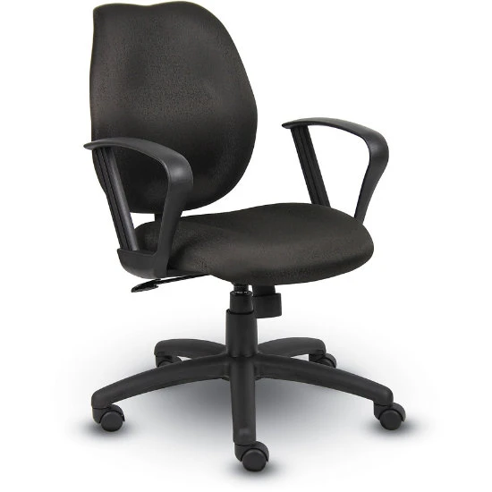 Boss B1015 Mid-Back Task Chair With Loop Arms 3 Boss B1015 Mid-Back Task Chair With Loop Arms
