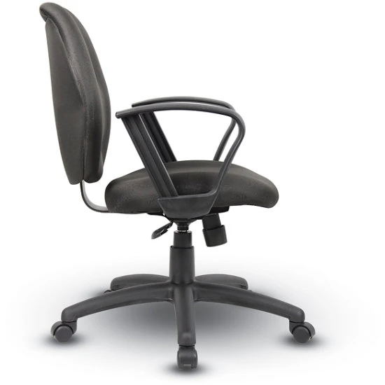 Boss B1015 Mid-Back Task Chair With Loop Arms 5 Boss B1015 Mid-Back Task Chair With Loop Arms - Image 3