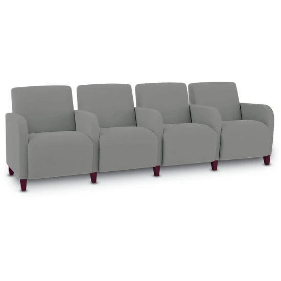 Siena 4 Seat Sofa With Center Arms (Grade 3-Vinyl) 3 Siena 4 Seat Sofa With Center Arms (Grade 3-Vinyl)