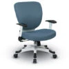 Pulsar Series White Frame Manager's Chair With Antimicrobial Seat & Back -Office Supplies Shop BVM 52V 1