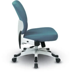Pulsar Series White Frame Manager's Chair With Antimicrobial Seat & Back -Office Supplies Shop BVM 52V 4