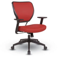 Antimicrobial Dillon Seat/Back Task Chair W/ Adj. Angled Arms & Angled Nylon Base