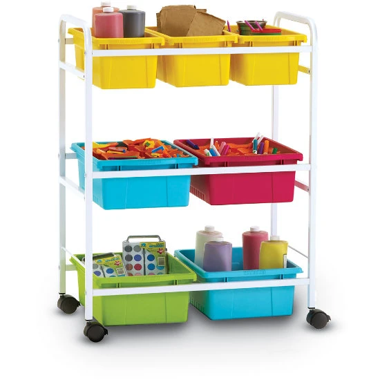 Small Book Browser Cart W/ Deluxe Tub Pack 3 Small Book Browser Cart W/ Deluxe Tub Pack