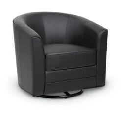 Round Swivel Club Chair