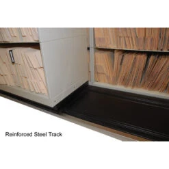 TrakSlider™ BiSlider System - 3 Stationary & 2 Mobile - 7 Tiers High -Office Supplies Shop DDF 7 5 2