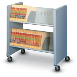 Basic File Cart With 2 Filing Shelves