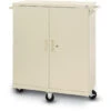Deluxe Swivel Transport Cart With Doors -Office Supplies Shop DFC T4S 1