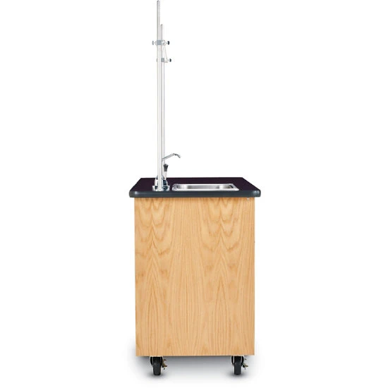 Economy Mobile Lab Table W/ Sink & Uprights 7 Economy Mobile Lab Table W/ Sink & Uprights - Image 5