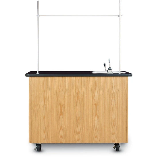 Economy Mobile Lab Table W/ Sink & Uprights 8 Economy Mobile Lab Table W/ Sink & Uprights - Image 6