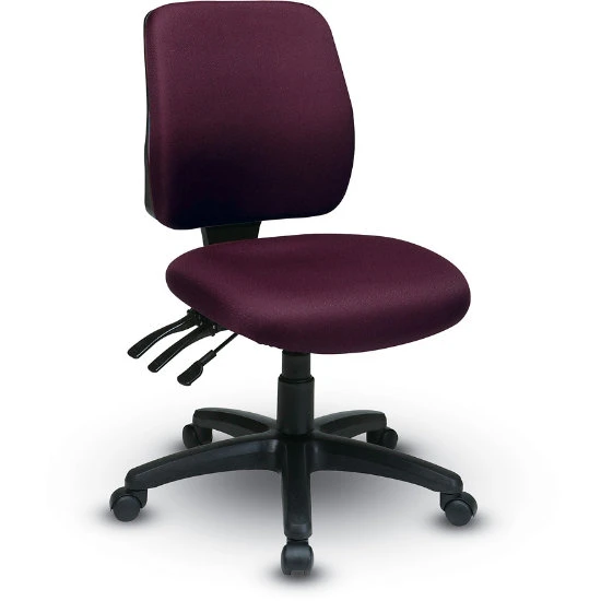 Mid-Back Dual Function Ergonomic Chair With Ratchet Back Height Adjustment Without Arms 3 Mid-Back Dual Function Ergonomic Chair With Ratchet Back Height Adjustment Without Arms