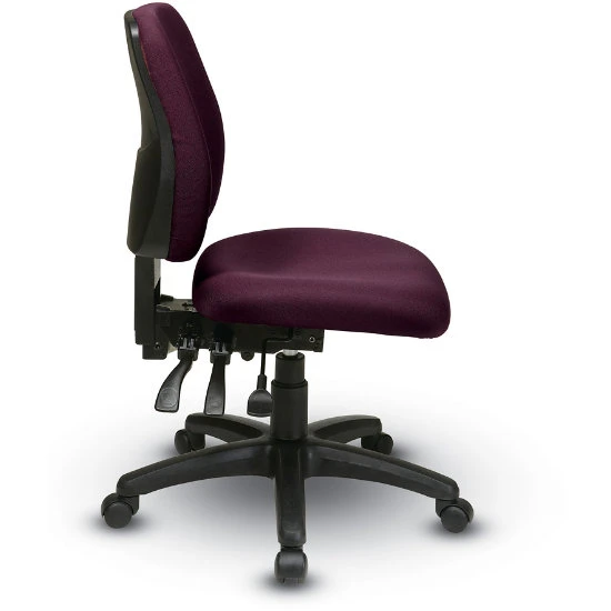 Mid-Back Dual Function Ergonomic Chair With Ratchet Back Height Adjustment Without Arms 4 Mid-Back Dual Function Ergonomic Chair With Ratchet Back Height Adjustment Without Arms - Image 2