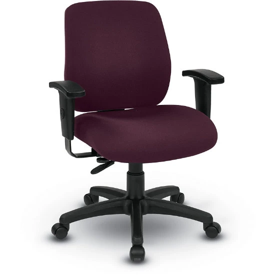 Deluxe Task Chair, Ratchet Back Height Adjustment, Height/Width Adjustable Arms 3 Deluxe Task Chair, Ratchet Back Height Adjustment, Height/Width Adjustable Arms