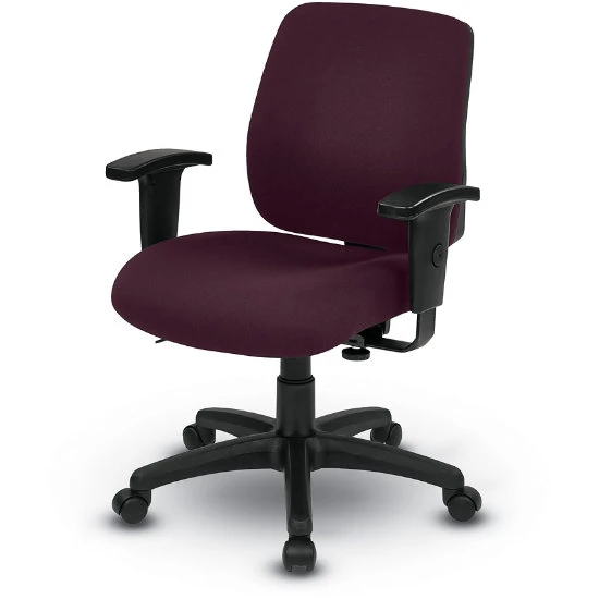 Deluxe Task Chair, Ratchet Back Height Adjustment, Height/Width Adjustable Arms 6 Deluxe Task Chair, Ratchet Back Height Adjustment, Height/Width Adjustable Arms - Image 4