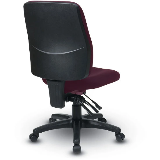 High-Back Dual Function Ergonomic Chair W/ Ratchet Back Height Adjustment Without Arms W/ Custom Fabric Choice 5 High-Back Dual Function Ergonomic Chair W/ Ratchet Back Height Adjustment Without Arms W/ Custom Fabric Choice - Image 3