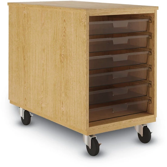 Duo Mobile Tote Storage, 32-1/2"H 4 Duo Mobile Tote Storage, 32-1/2"H - Image 2