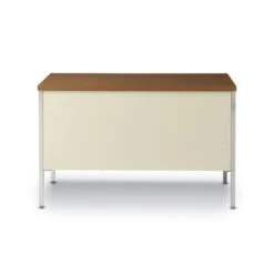 45"Wx24"D Alera® Single Pedestal Steel Desk -Office Supplies Shop EALD 4524 5