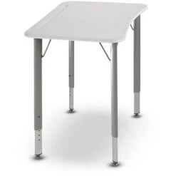 Intellect Wave® Hard Plastic Top 4-Leg Desk - Adjustable Height