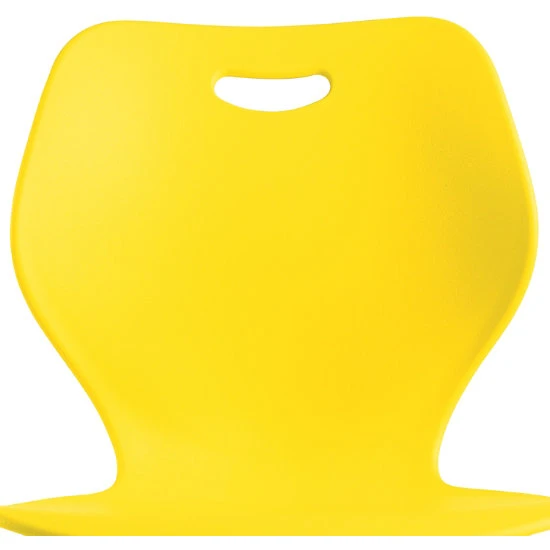 Intellect Wave® 4-Leg Chair With Bookrack - 18"H (with Chrome Frame) 4 Intellect Wave® 4-Leg Chair With Bookrack - 18"H (with Chrome Frame) - Image 2