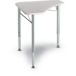 Intellect Wave® Hard Plastic Adjustable Height Tripod Desk - Linear Top