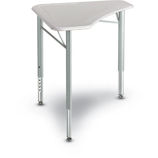 Intellect Wave® Hard Plastic Adjustable Height Tripod Desk - Linear Top 3 Intellect Wave® Hard Plastic Adjustable Height Tripod Desk - Linear Top