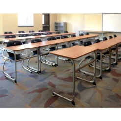 Intellect Wave® Cantilever Chair With Bookrack - 18"H 7 Intellect Wave® Cantilever Chair With Bookrack - 18"H -Office Supplies Shop ECD S18B 2