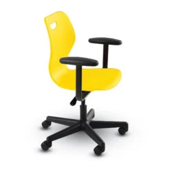 Intellect Wave® Task/Pedestal Chair With Arms (with Carpet Casters) - Large 27 Intellect Wave® Task/Pedestal Chair With Arms (with Carpet Casters) - Large -Office Supplies Shop ECD TCL A 12