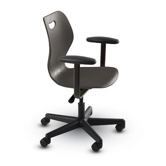 Intellect Wave® Task/Pedestal Chair With Arms (with Carpet Casters) - Large 9 Intellect Wave® Task/Pedestal Chair With Arms (with Carpet Casters) - Large - Image 7